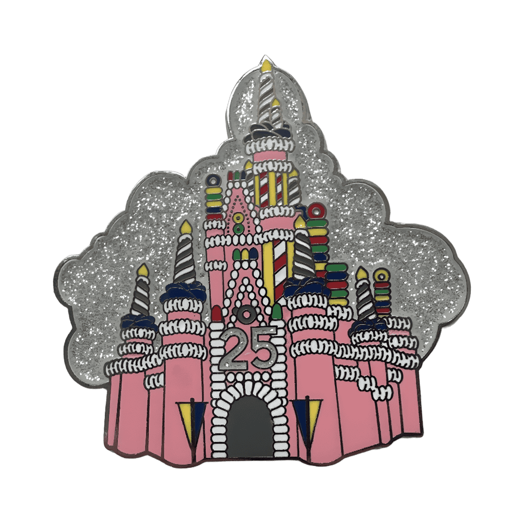 WDW 25th celebration castle Disney pin