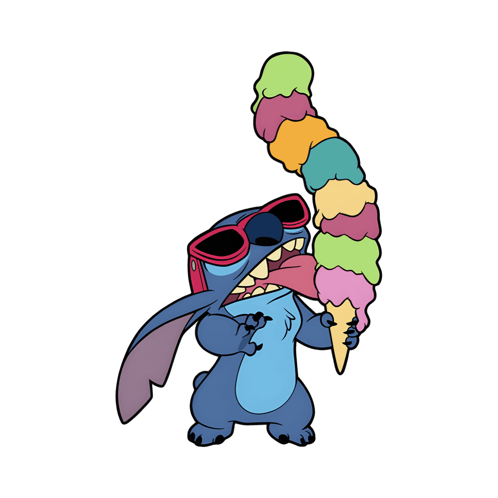 Stitch with Ice Cream (947) Disney pin