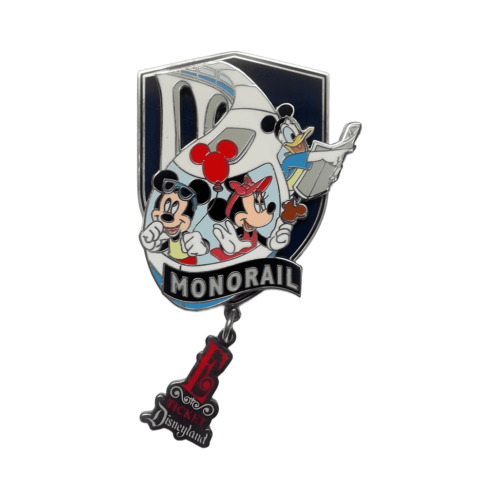 Monorail Disney pin