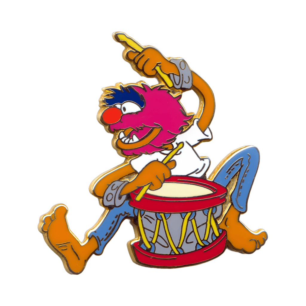 Animal Playing a Drum Disney pin