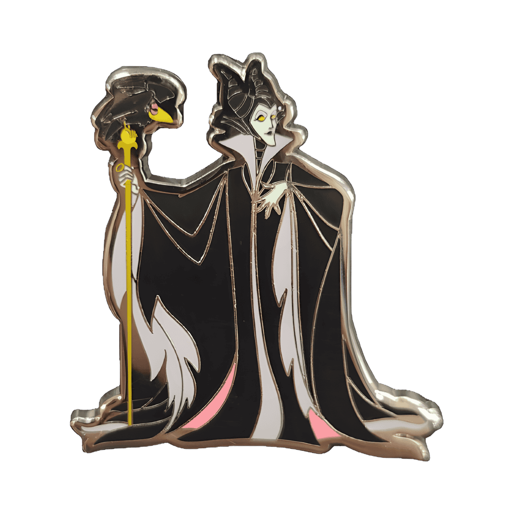 Maleficent and Diablo Disney pin