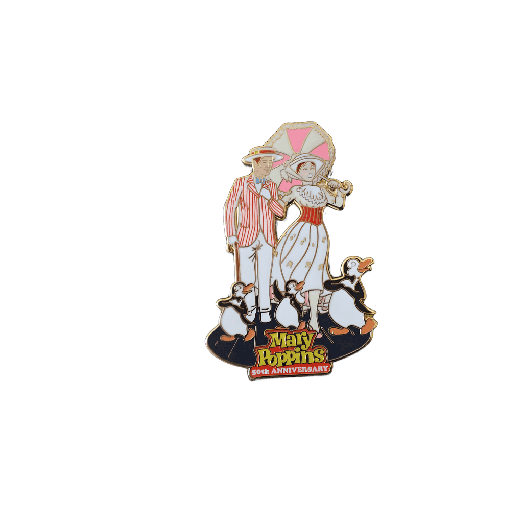 50th Anniversary - Mary Poppins, Bert and Penguins Disney pin