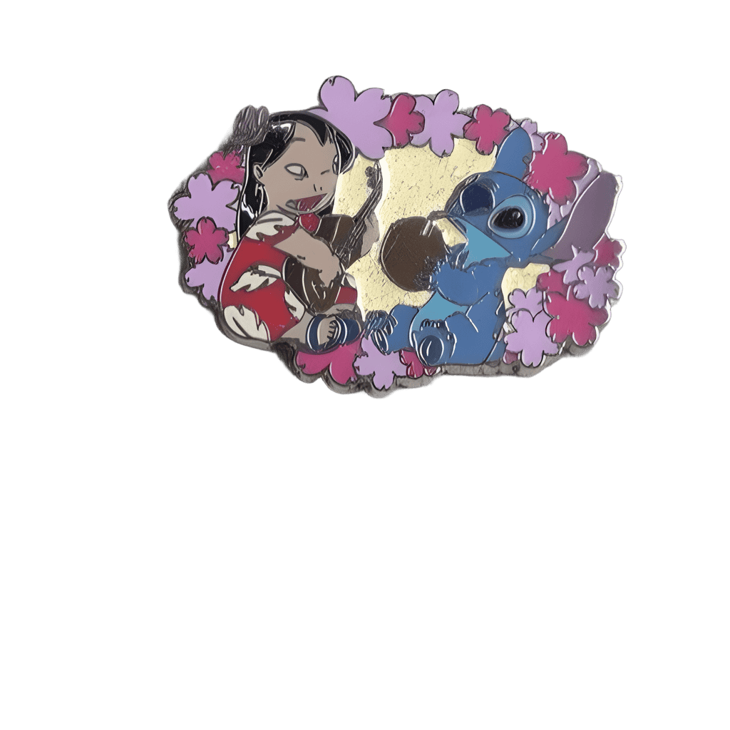 Lilo & Stitch with Flowers Disney pin