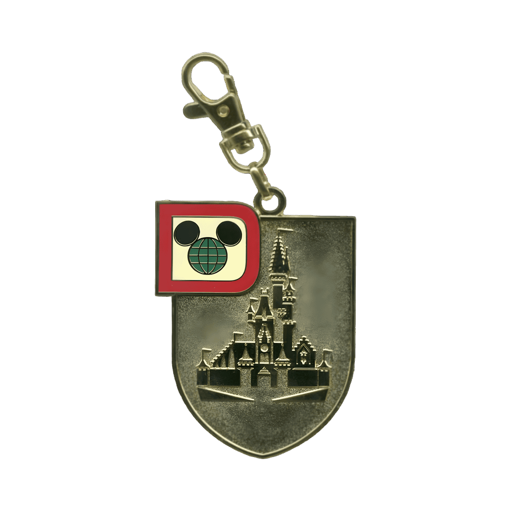 Castle Shield Lanyard Medal Disney pin