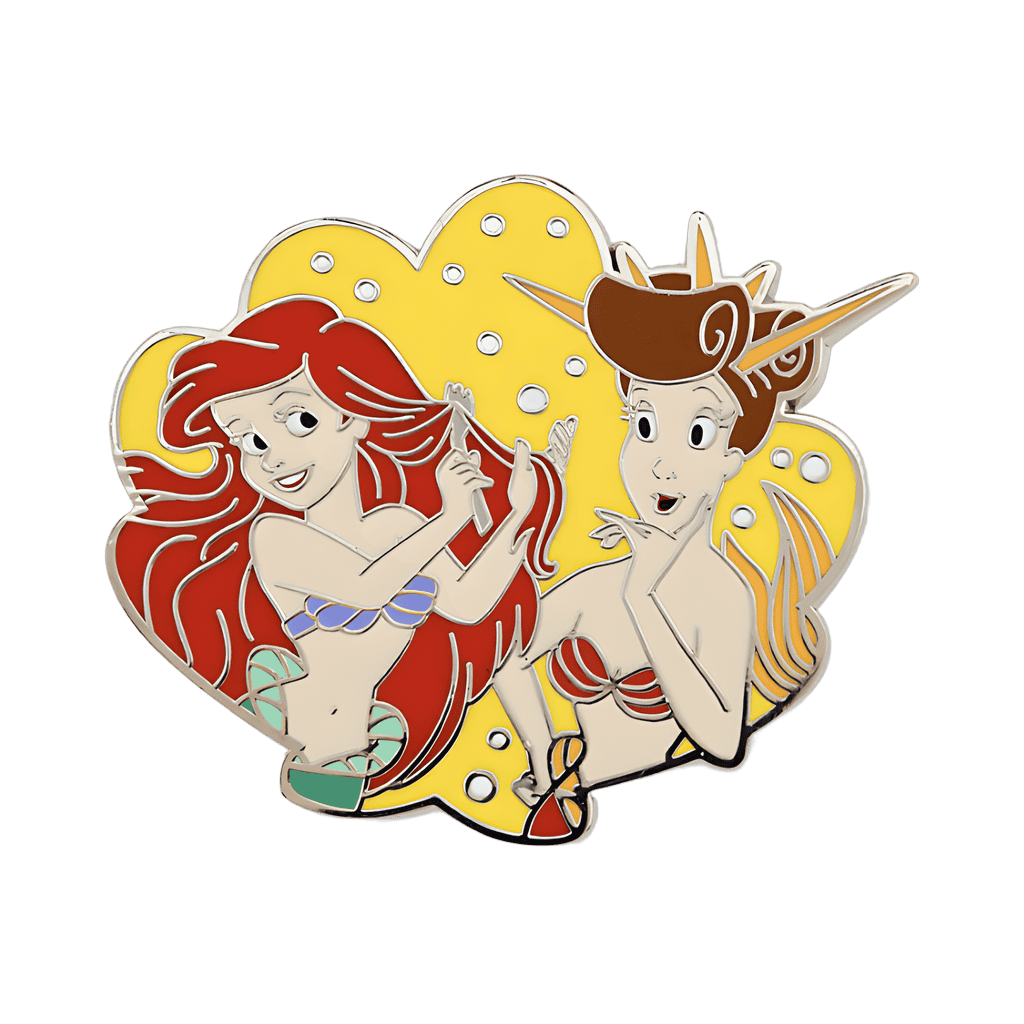Ariel & Attina Disney pin