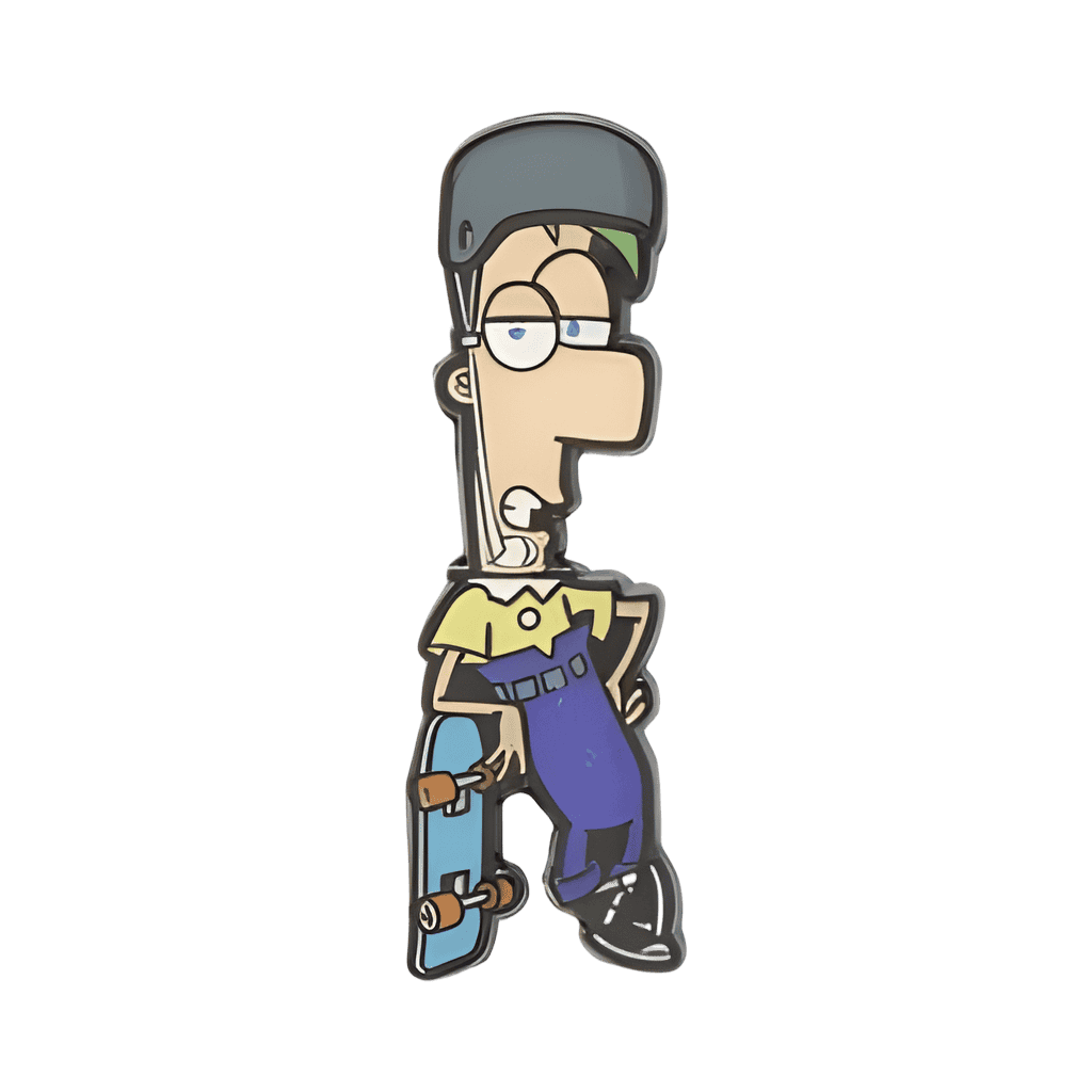 Ferb with Skateboard Disney pin