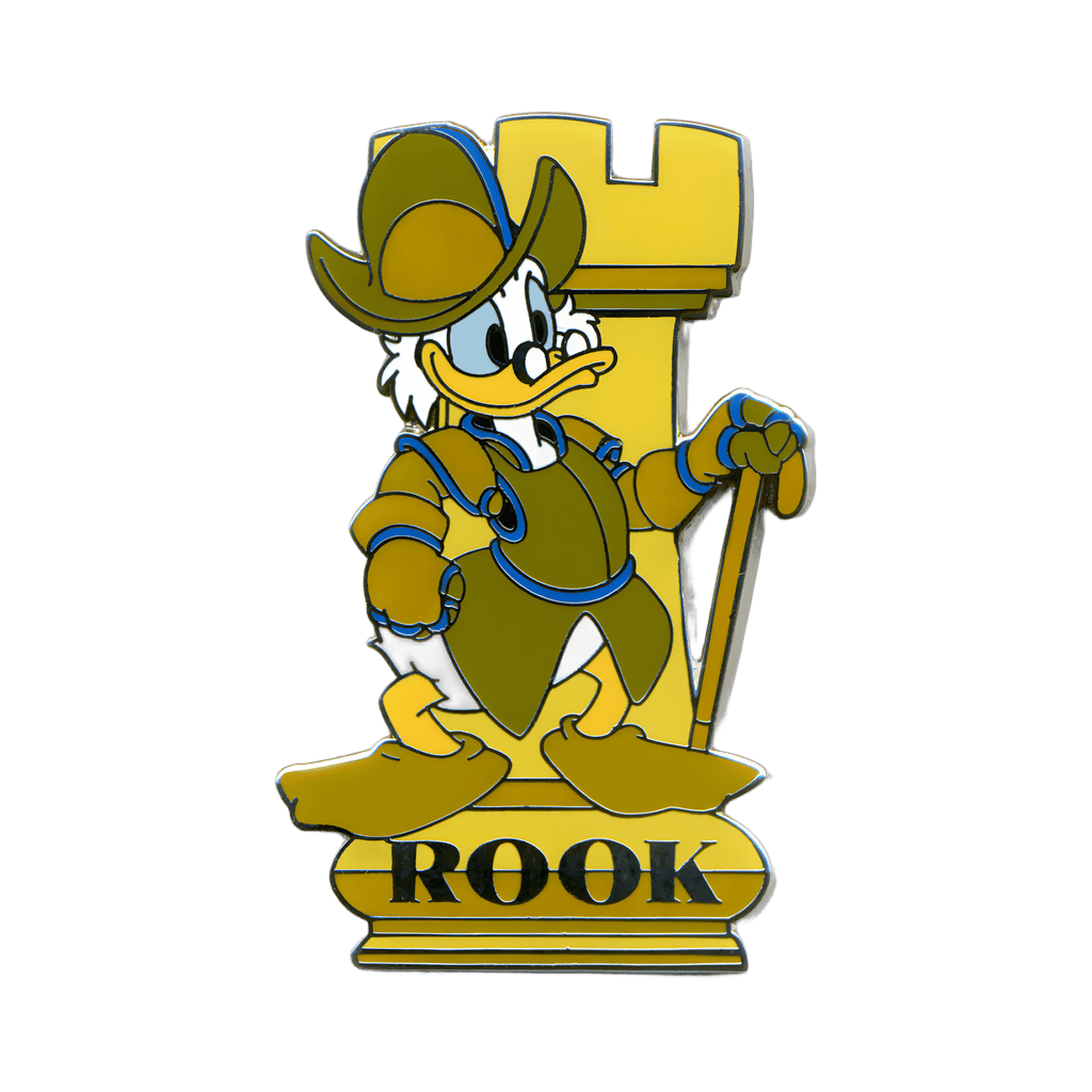 Scrooge McDuck - Gold Rook Disney pin