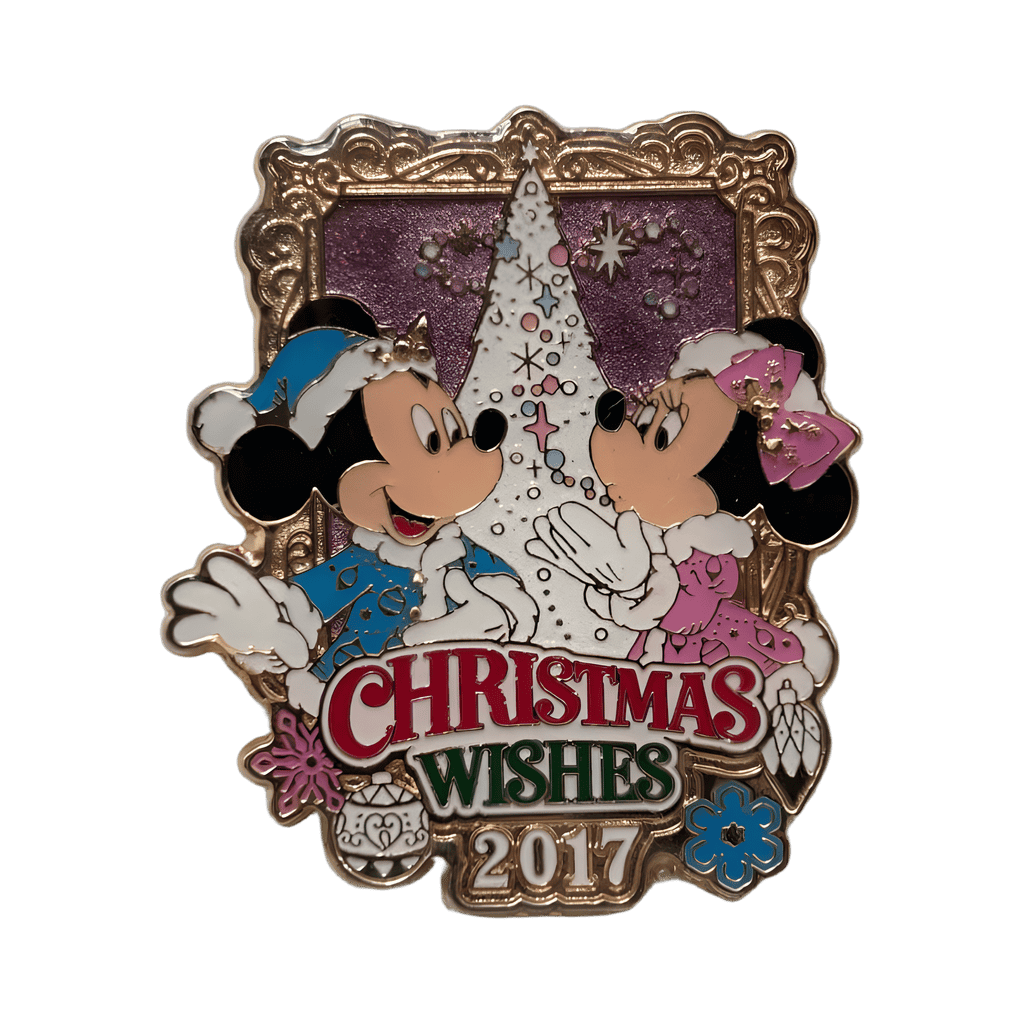 Christmas Wishes 2017 Mickey and Minnie Disney pin
