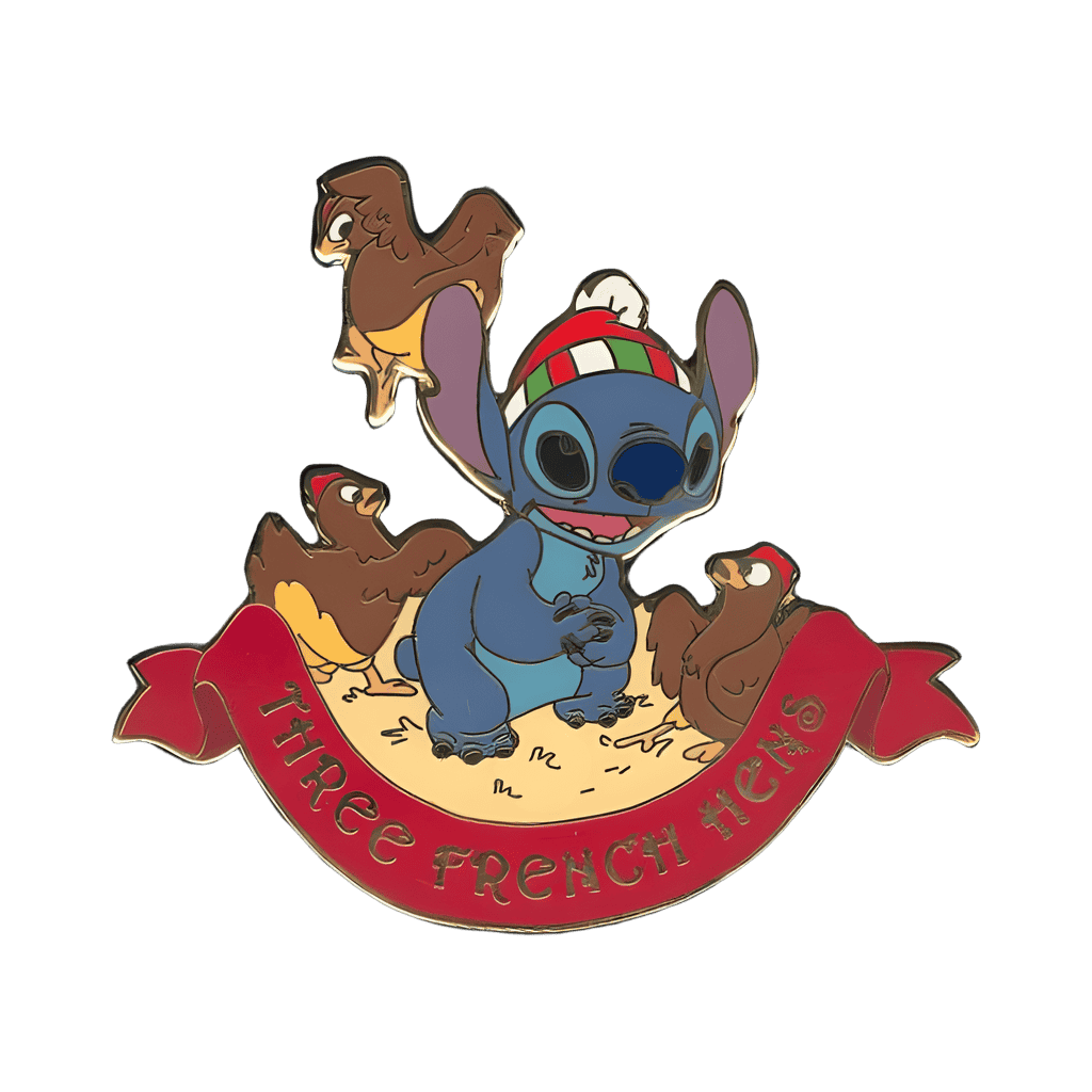 Three French Hens Disney pin