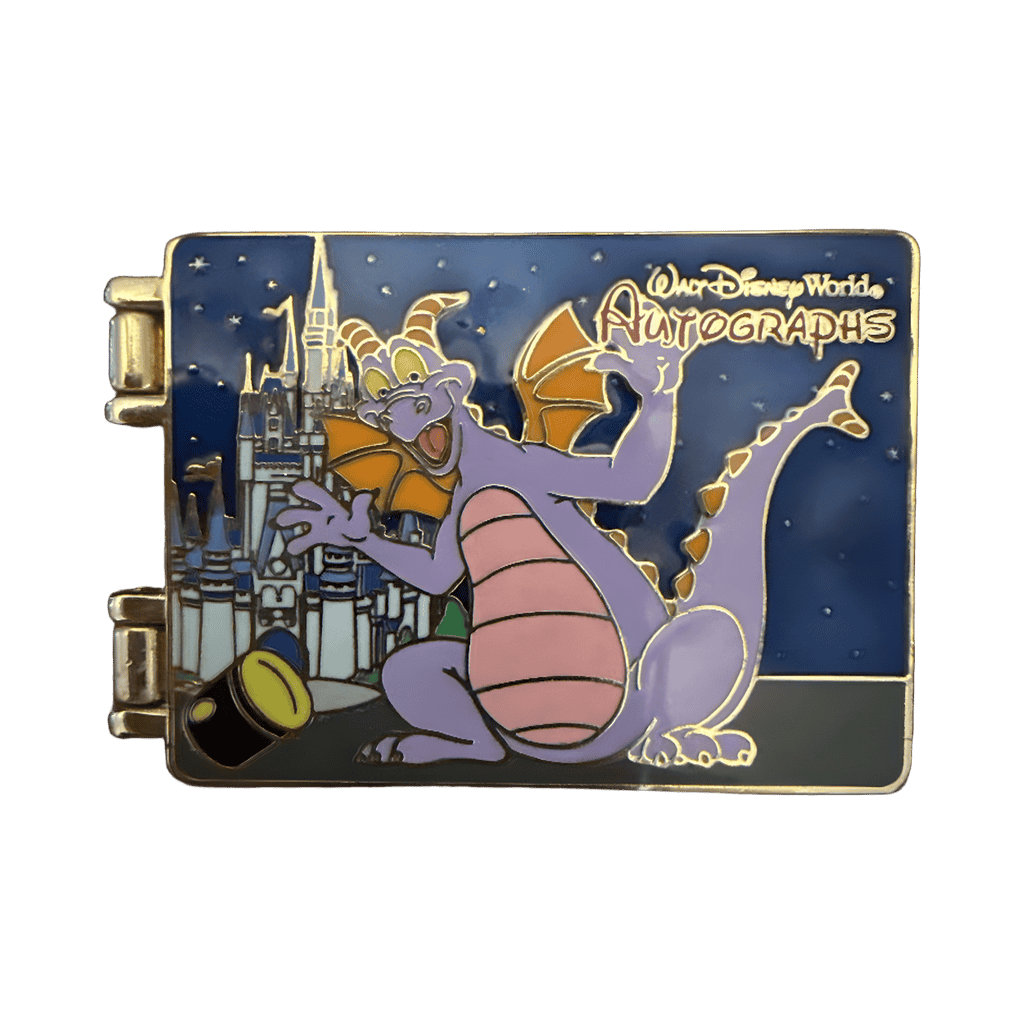 Figment Autograph Book Disney pin