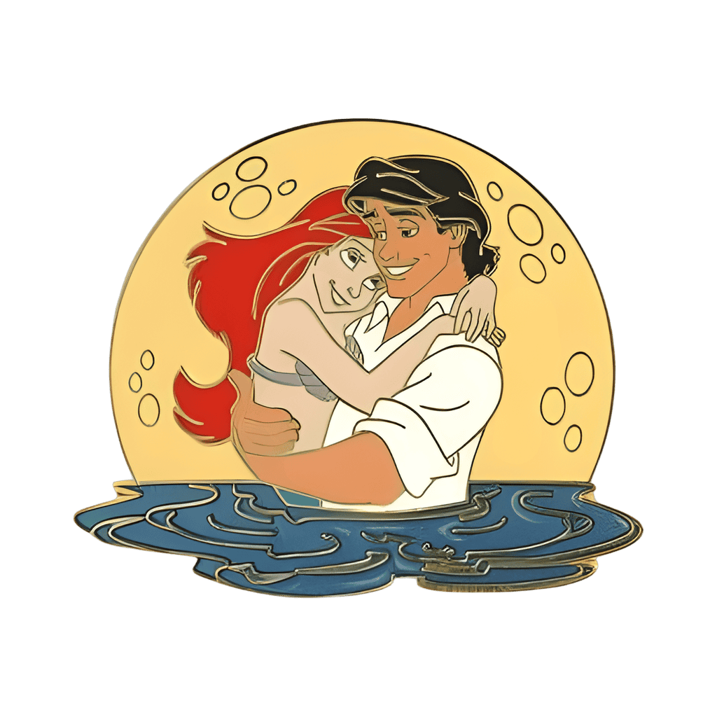 Ariel and Eric Disney pin