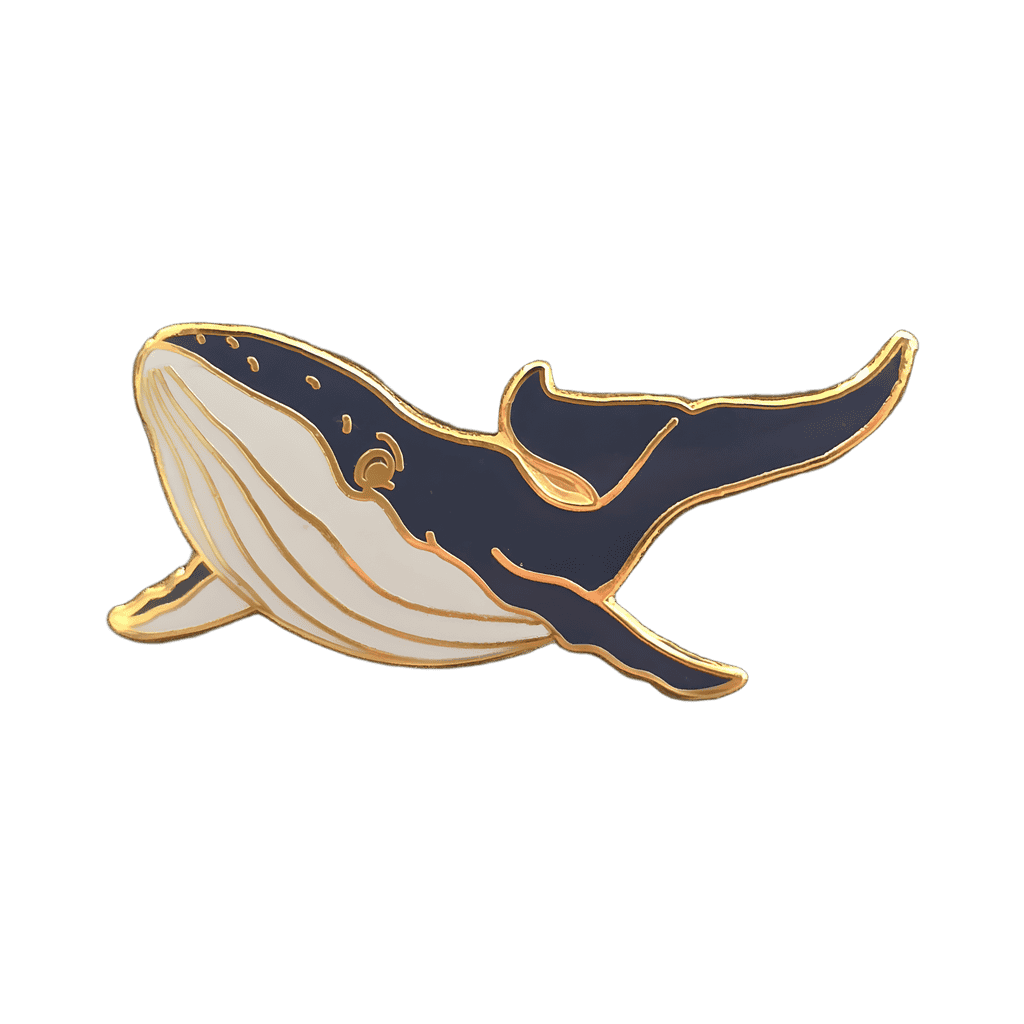 Flying Baby Whale Disney pin