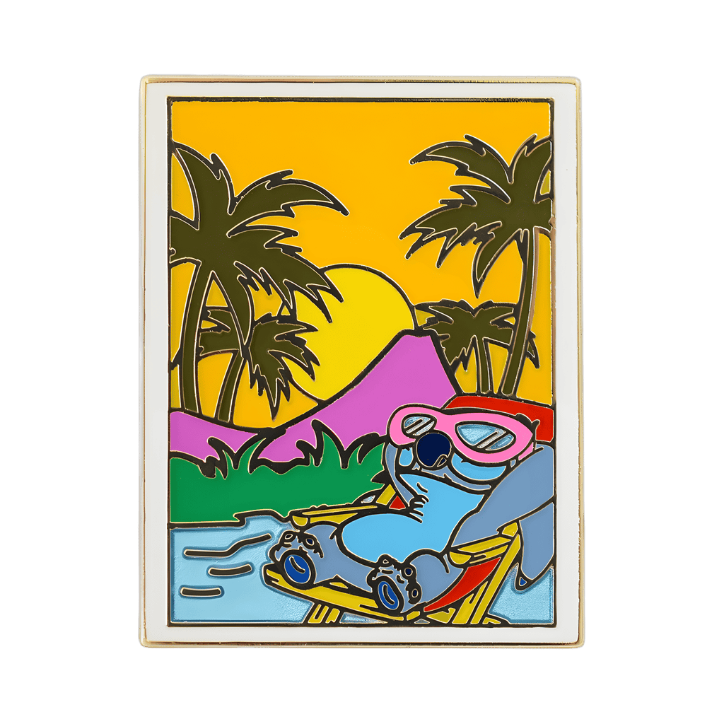 Stitch Hawaiian Sunset Disney pin