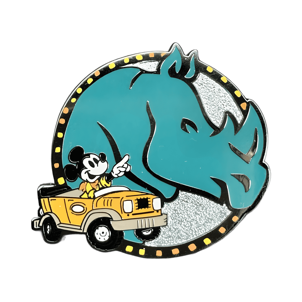 Safari Mickey with Rhino Disney pin