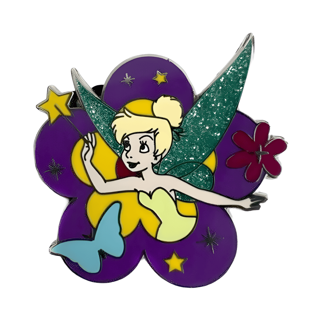 Purple Flower Disney pin