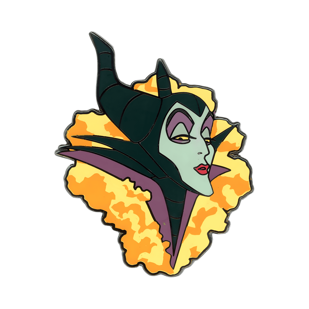 Maleficent in a Plume of Smoke Disney pin