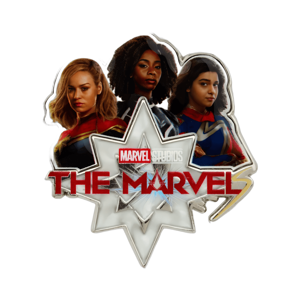 The Marvels Logo (Ms. Marvel, Captain Marvel, Photon) Disney pin