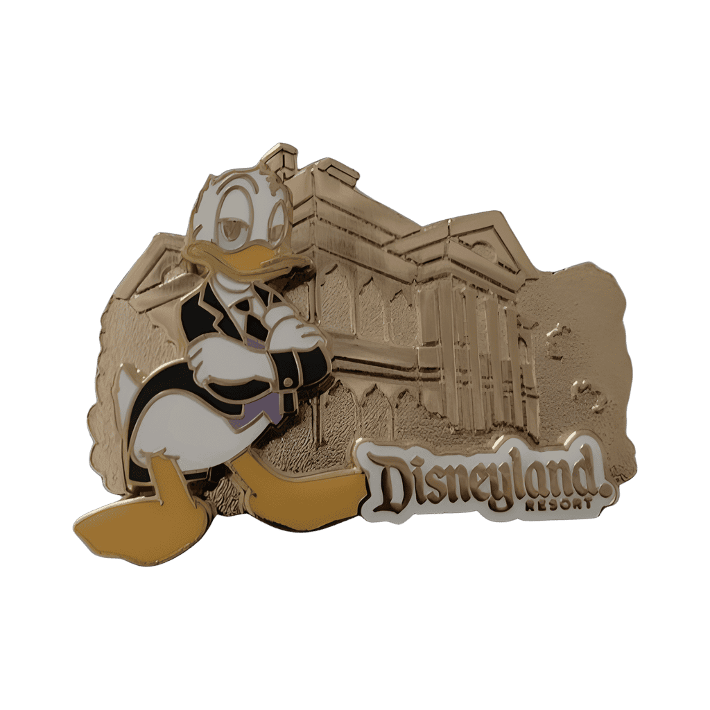 Butler Donald Duck with Gold Haunted Mansion Disney pin