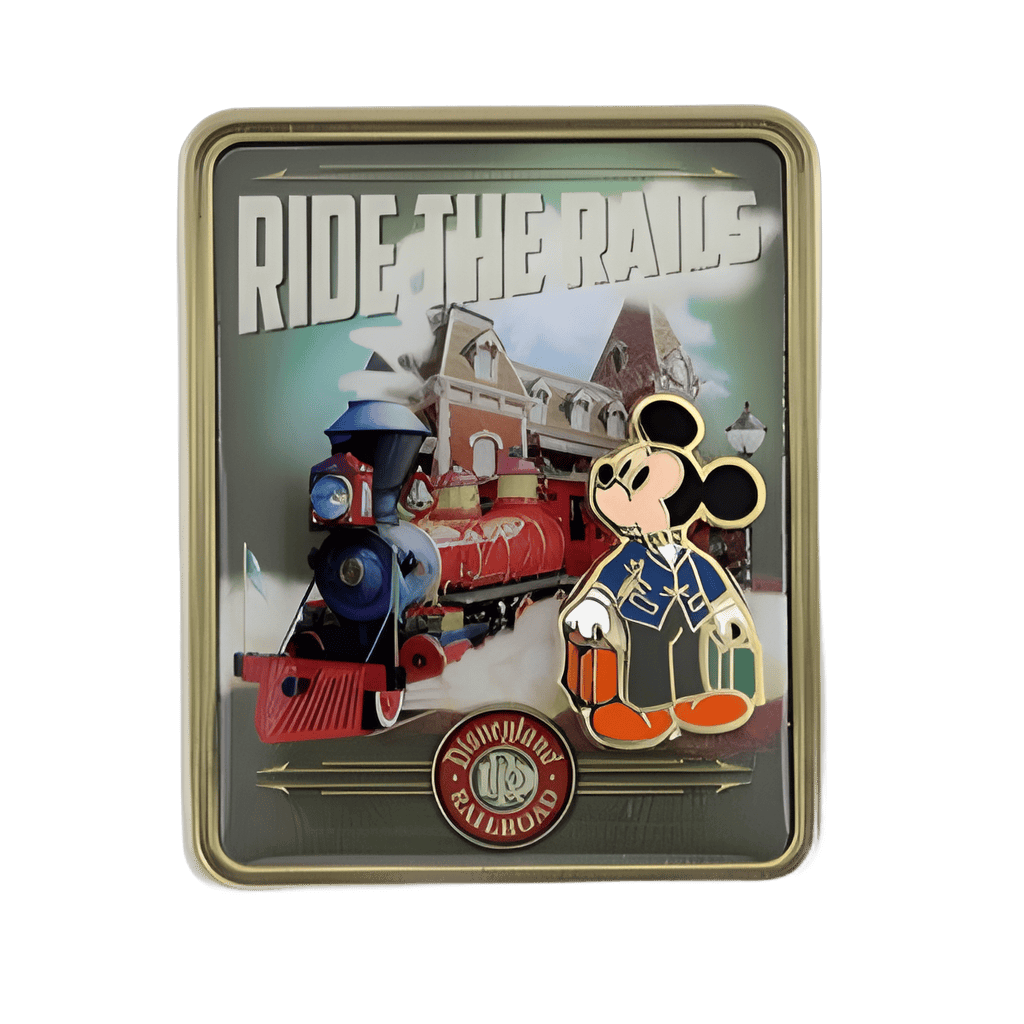 Disneyland Railroad - Ride the Rails - Mickey Mouse Disney pin