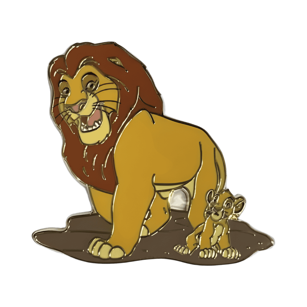 The Lion King Mufasa and Simba Disney pin