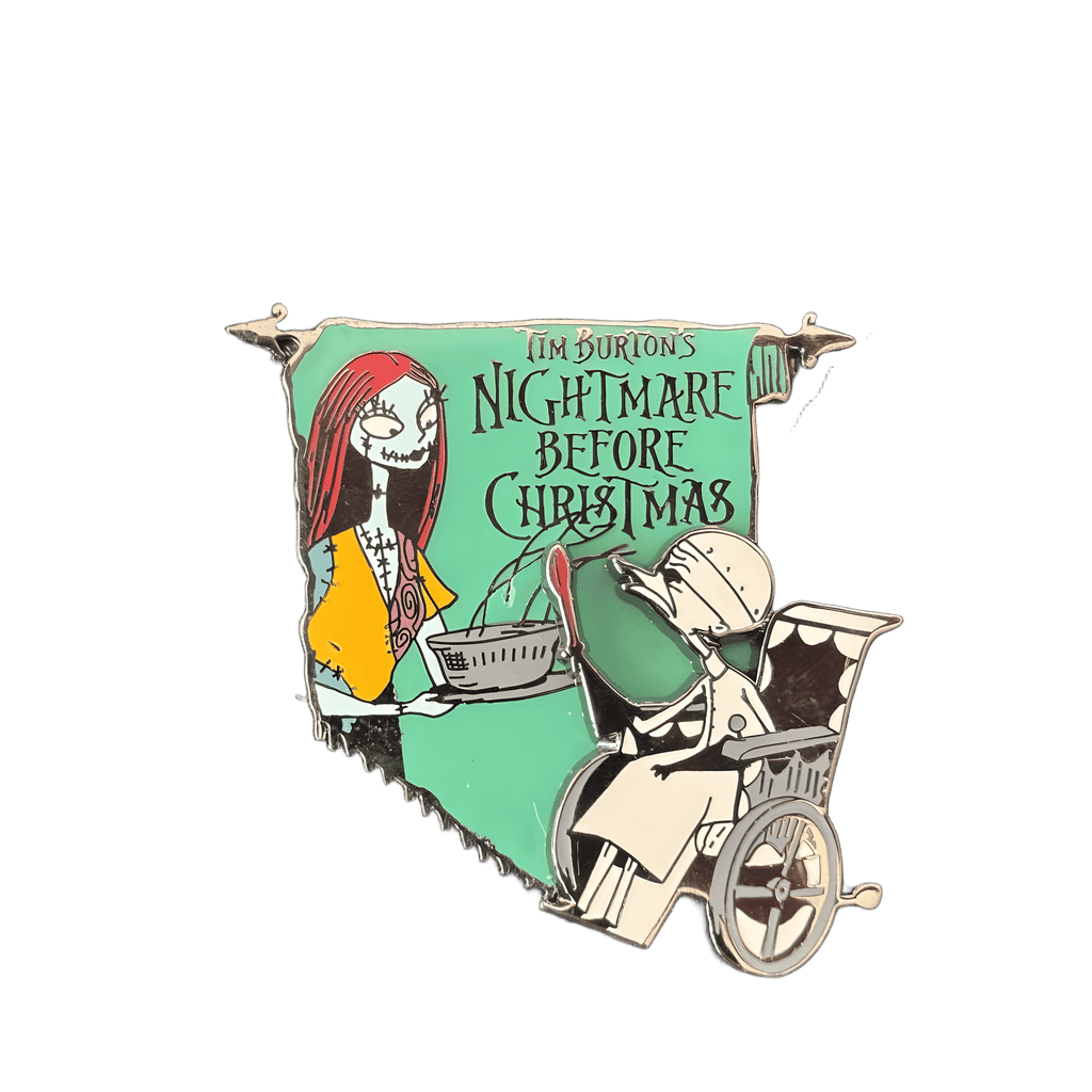 Sally and Dr. Finkelstein Disney pin