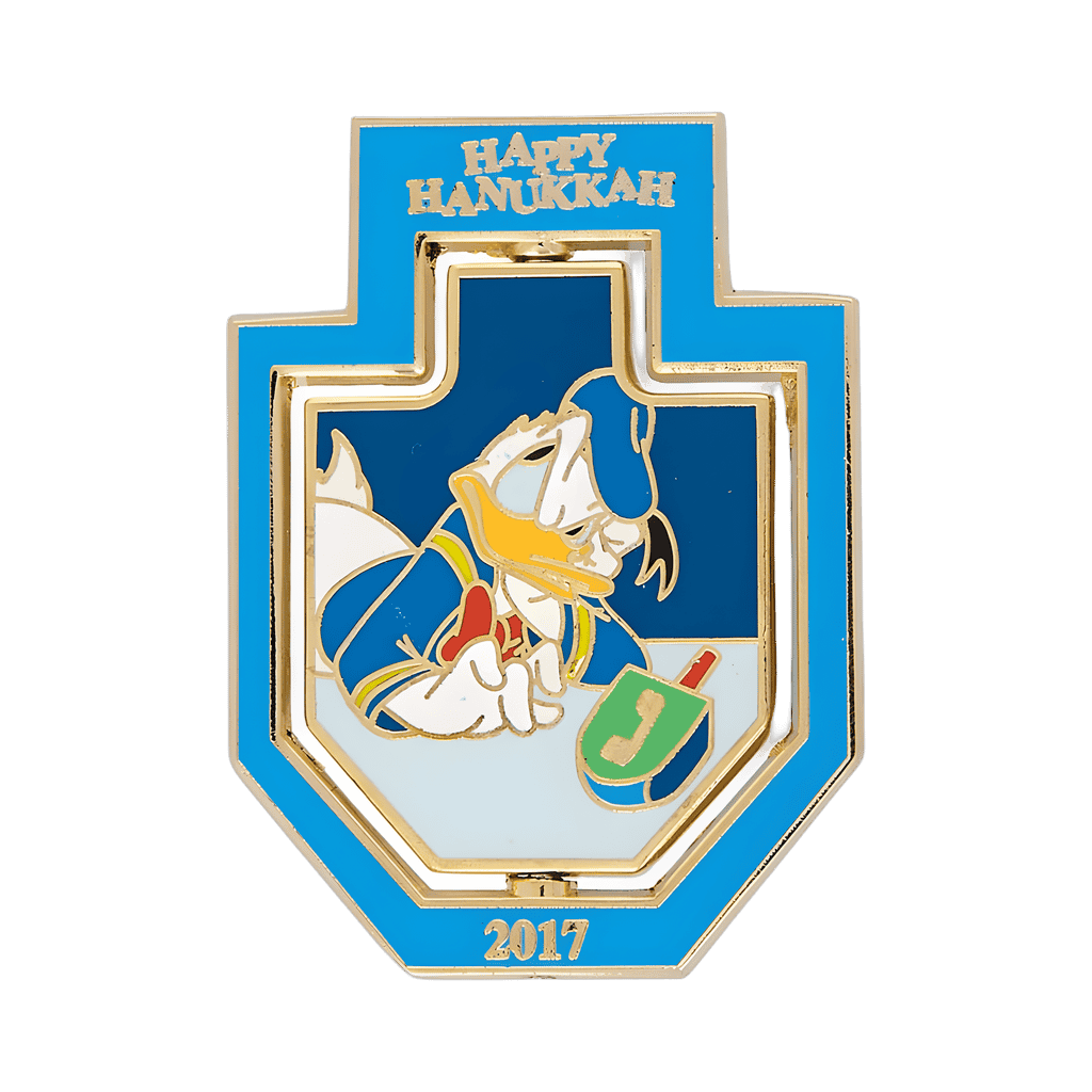 2017 - Donald and Nephews Dreidel Spinner Disney pin