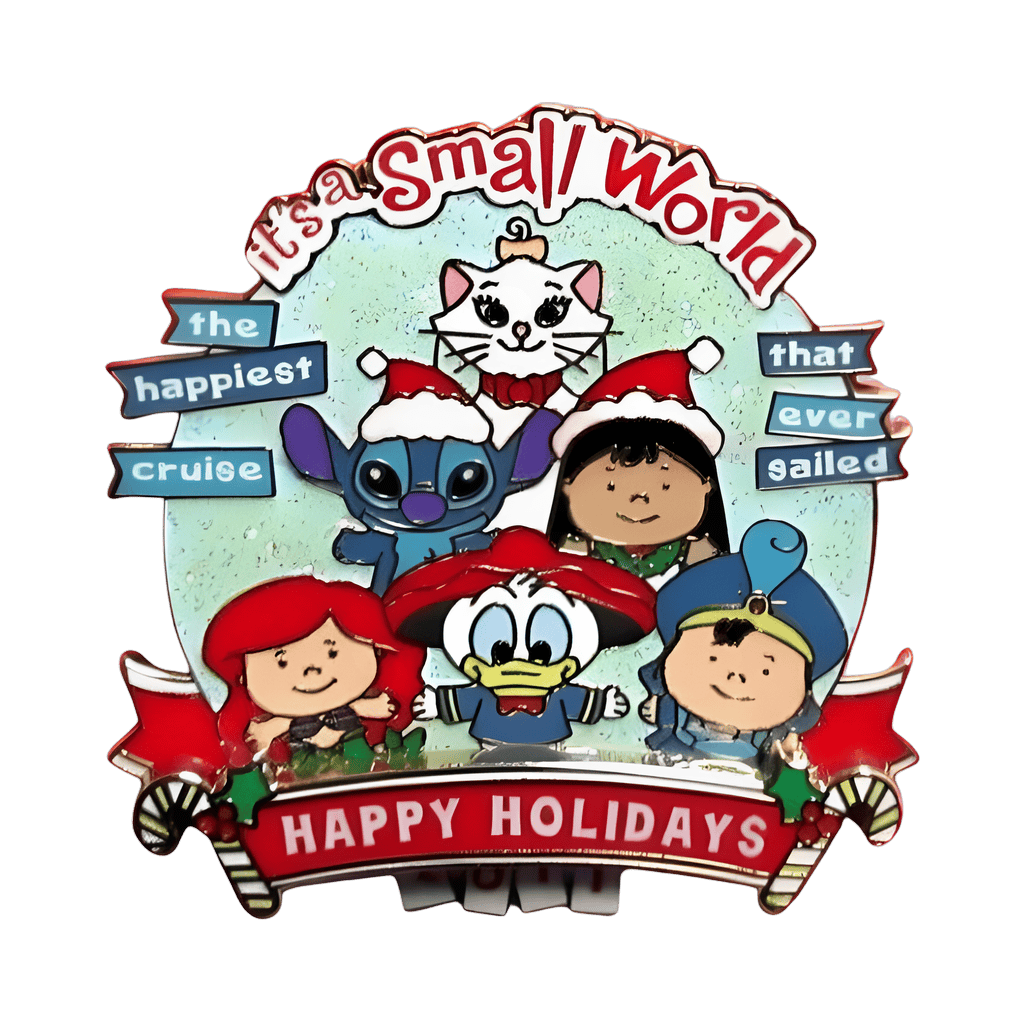 its a small world Happy Holidays 2011 Disney pin