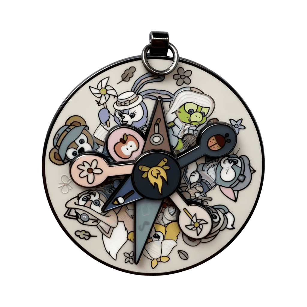 Duffy and Friends Spinning Badge Disney pin