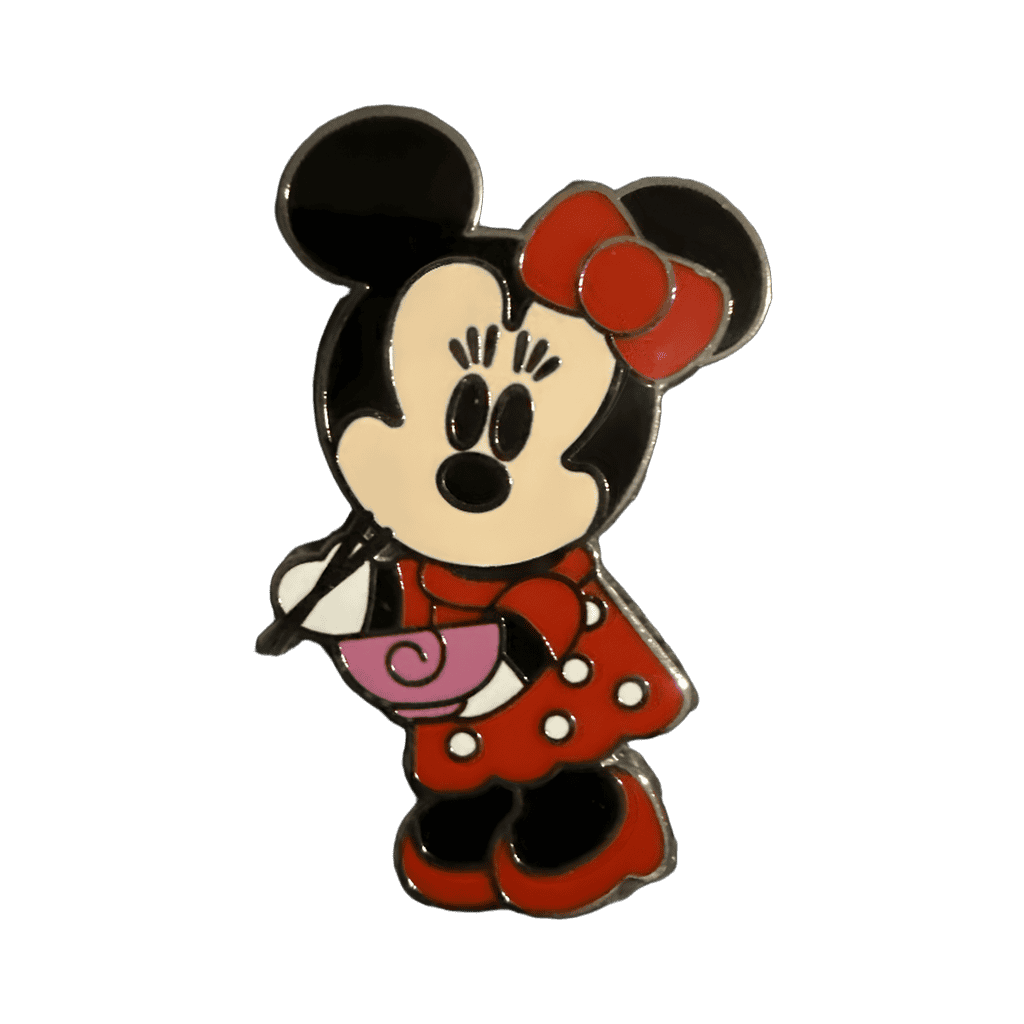 Minnie w/Bowl & Chopsticks Disney pin