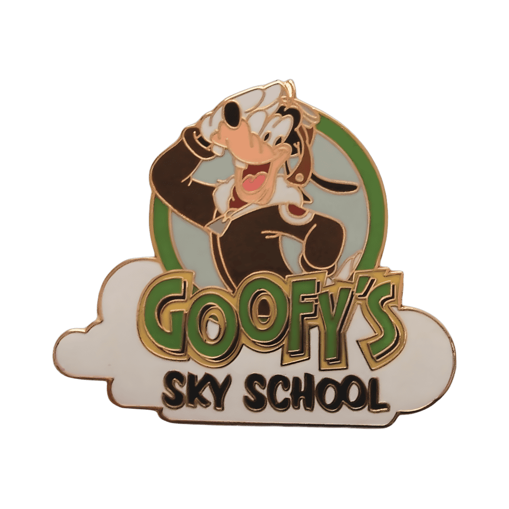 Goofy’s Sky School Sign Disney pin