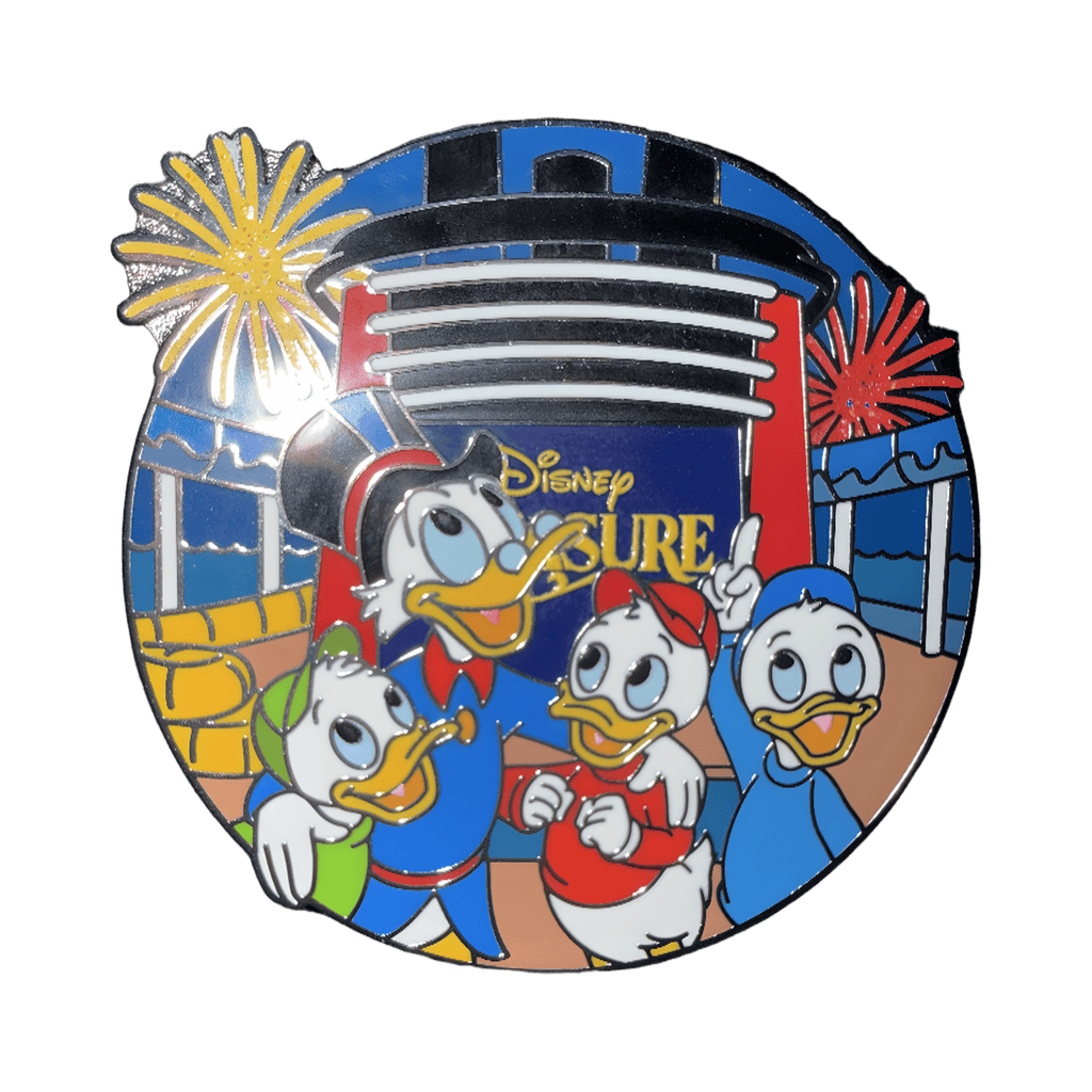 Scrooge and Nephews on Disney Treasure Disney pin