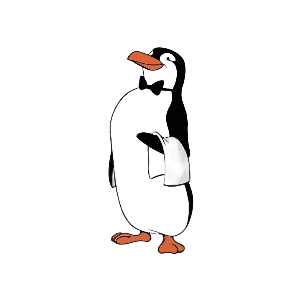 Practically Perfect - Penguin Waiter Disney pin