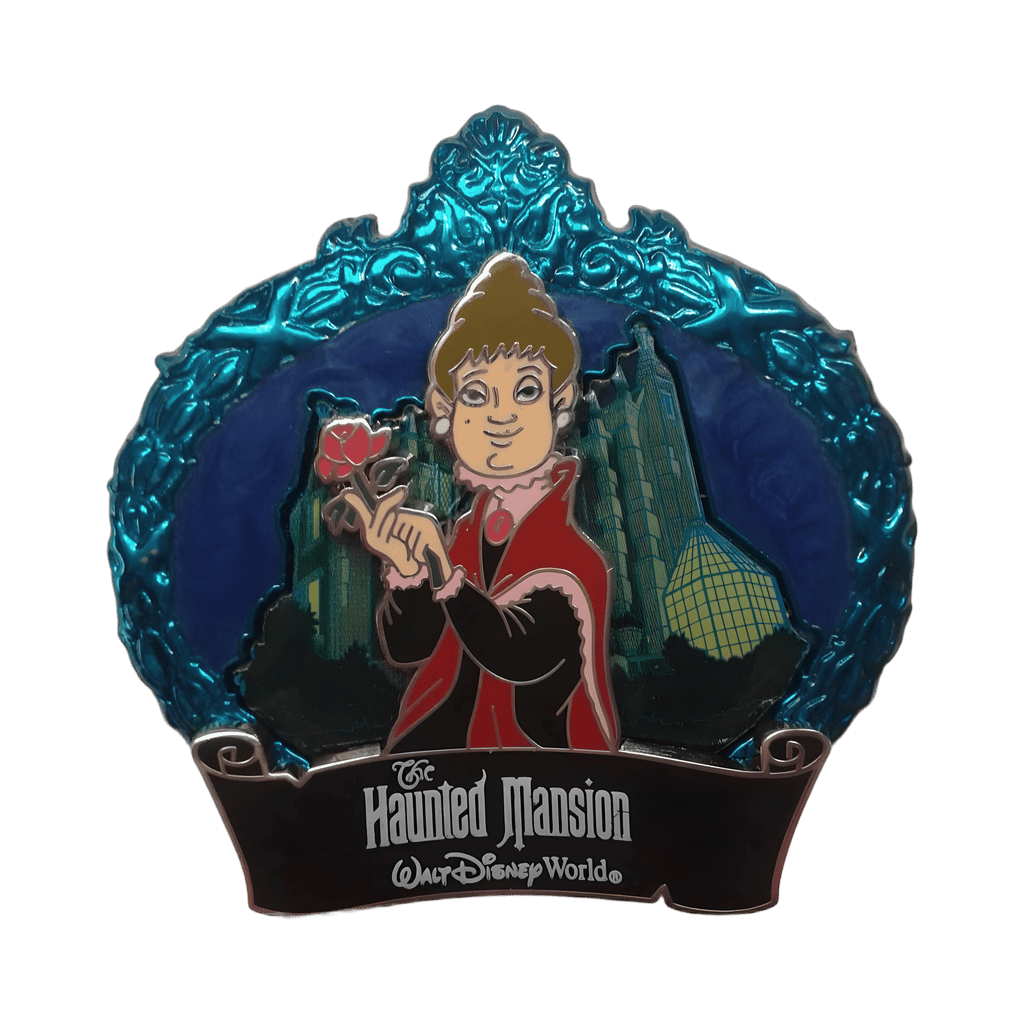 Lady with Rose Disney pin