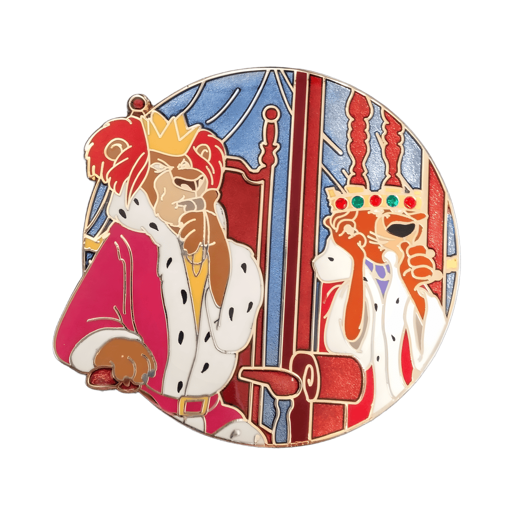 King Leonidas and Prince John Disney pin