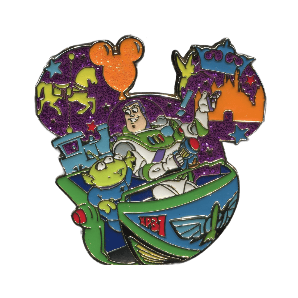 Buzz Lightyear with Little Green Man Disney pin