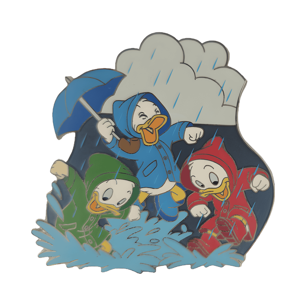 Huey, Dewey, and Louie Pin Set - Splashing in Puddles Disney pin