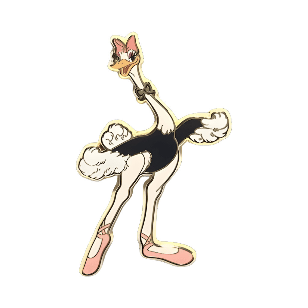 Mademoiselle Upanova Dancing Ostrich Disney pin