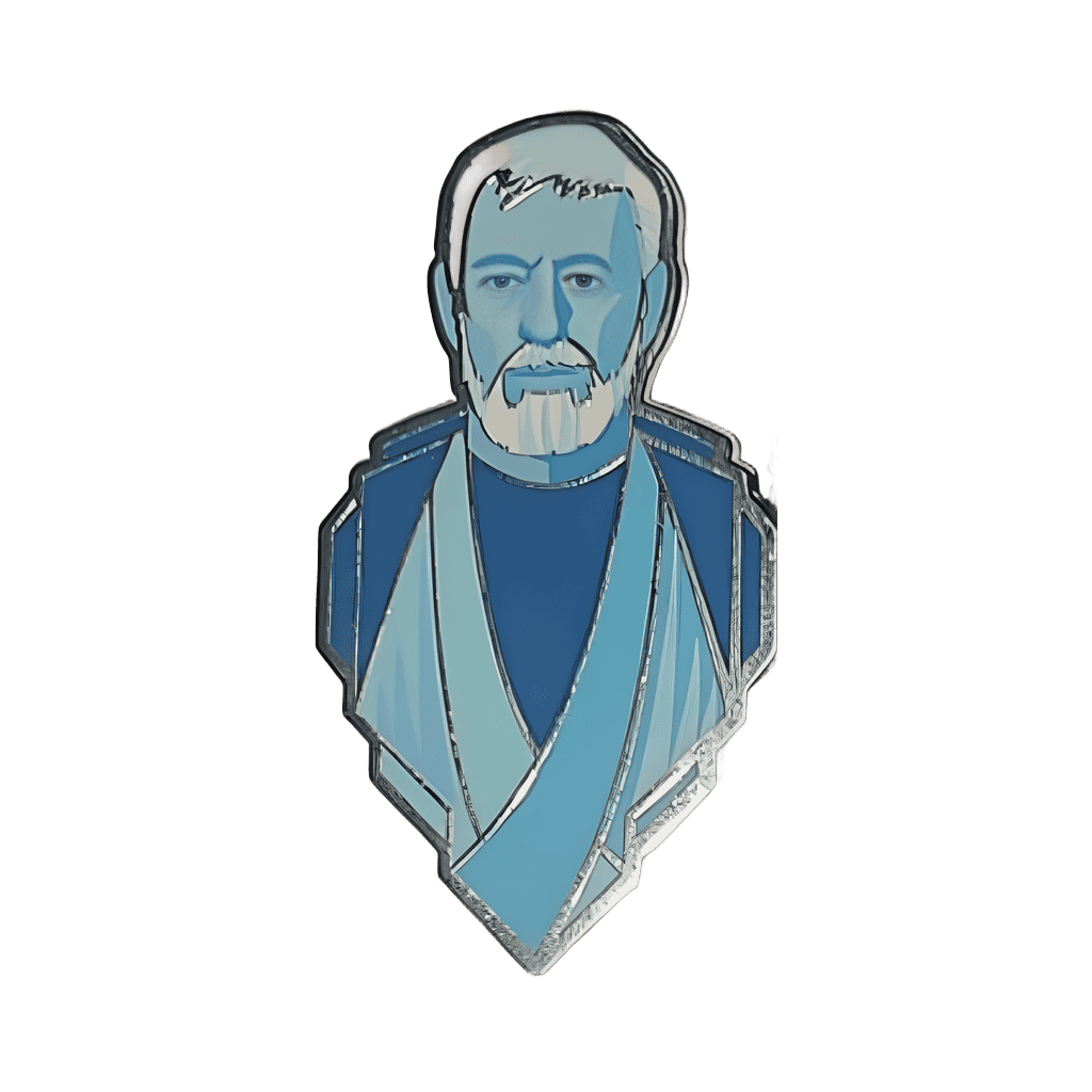 Ghost Obi-Wan Kenobi Disney pin