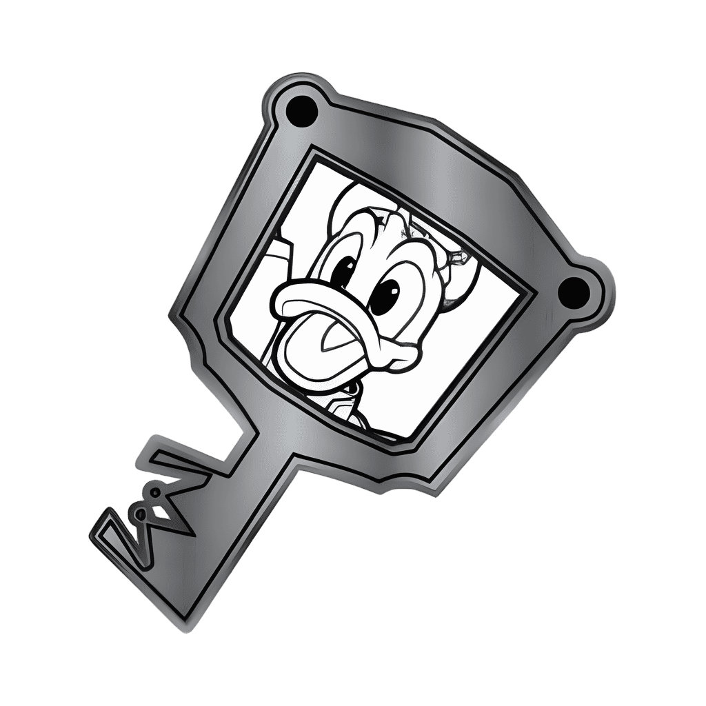 Donald (Y869) - Black and White Disney pin