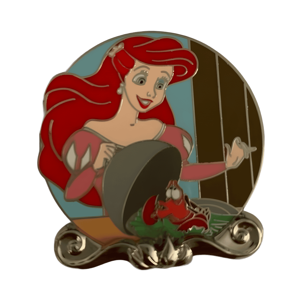 Ariel & Sebastian Disney pin