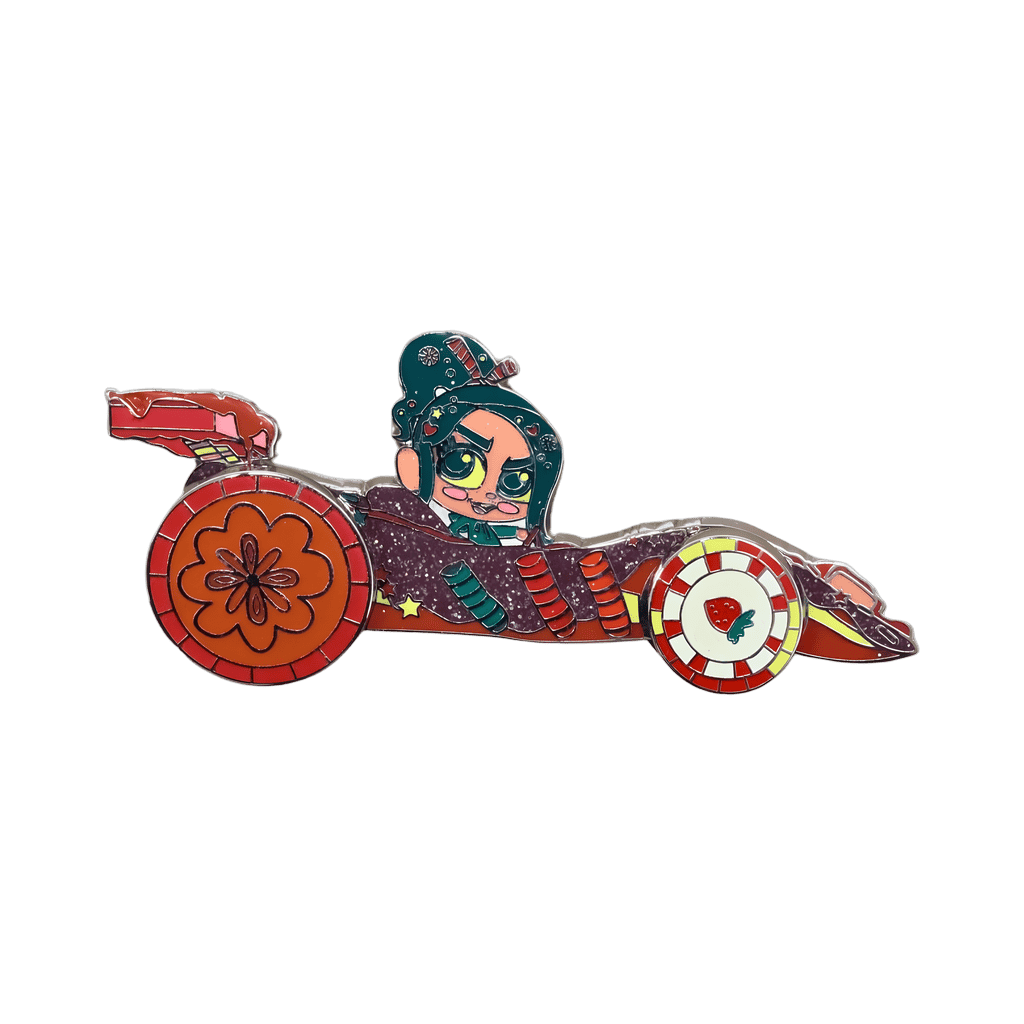 Vanellope in her Candy Race Car Disney pin