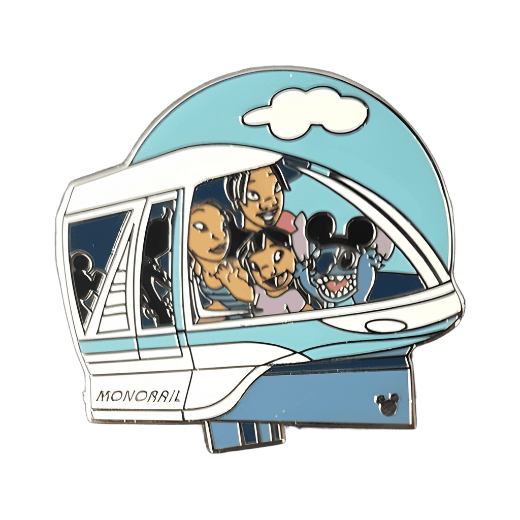 Transportation Disney pin