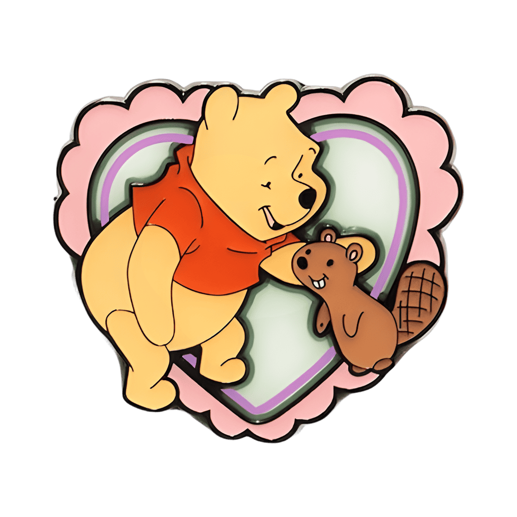 Pooh with Beaver Disney pin