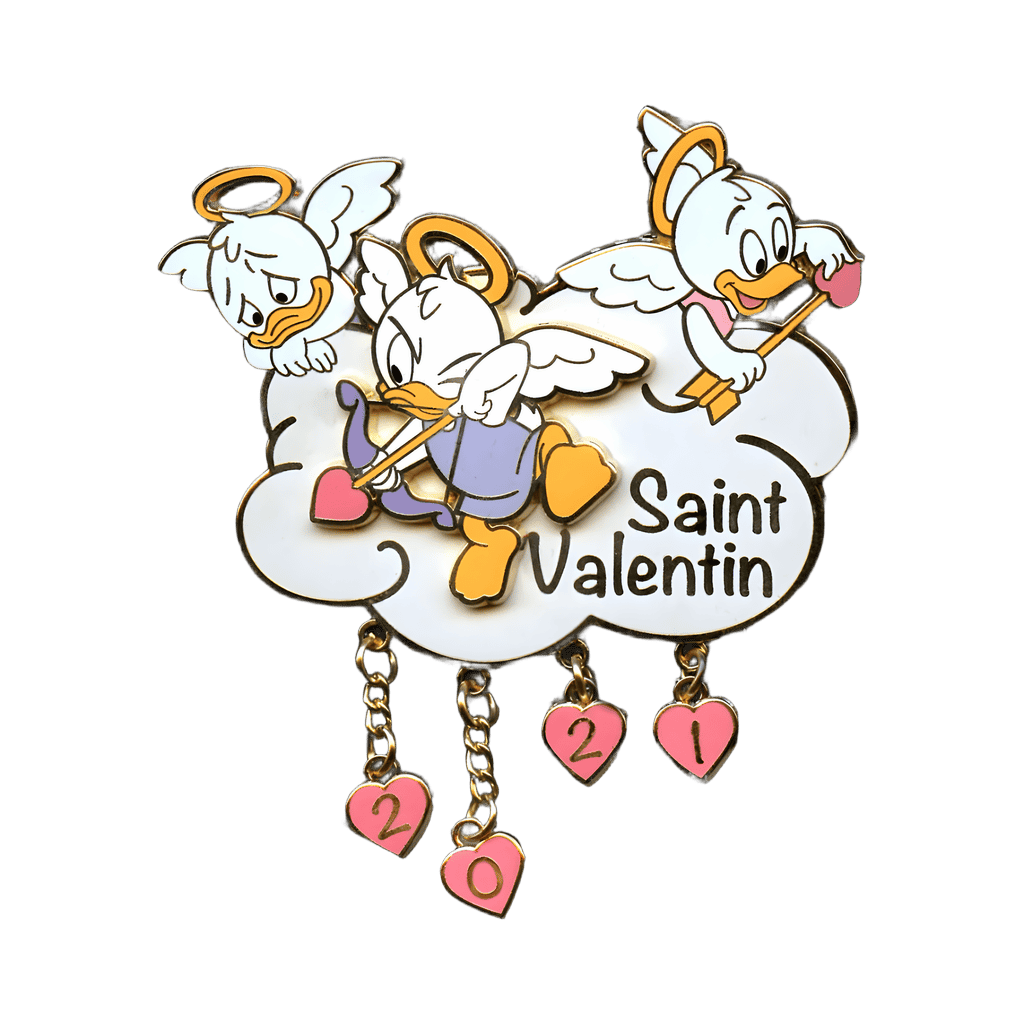Huey Dewey and Louie Saint Valentin Disney pin