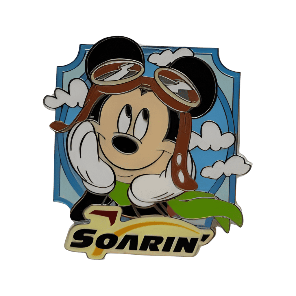 Pilot Mickey Disney pin