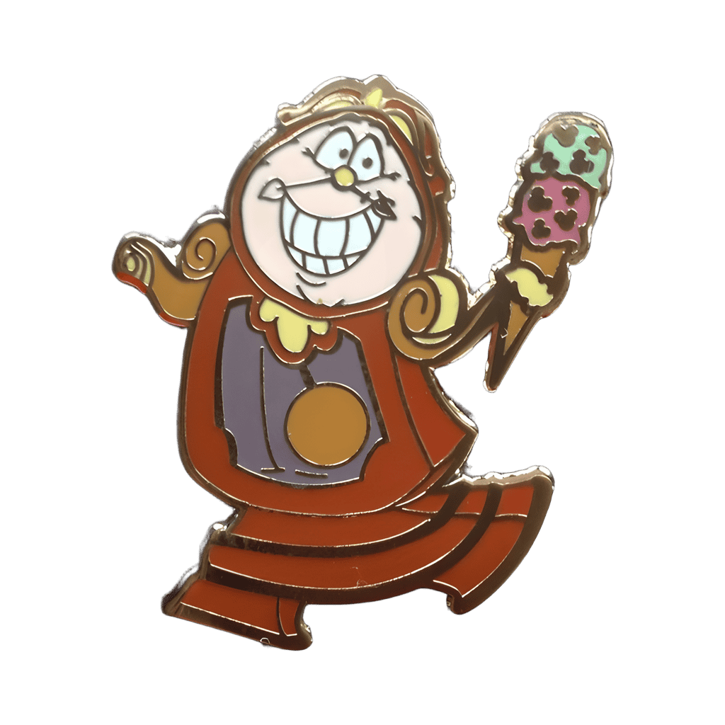 Cogsworth Disney pin