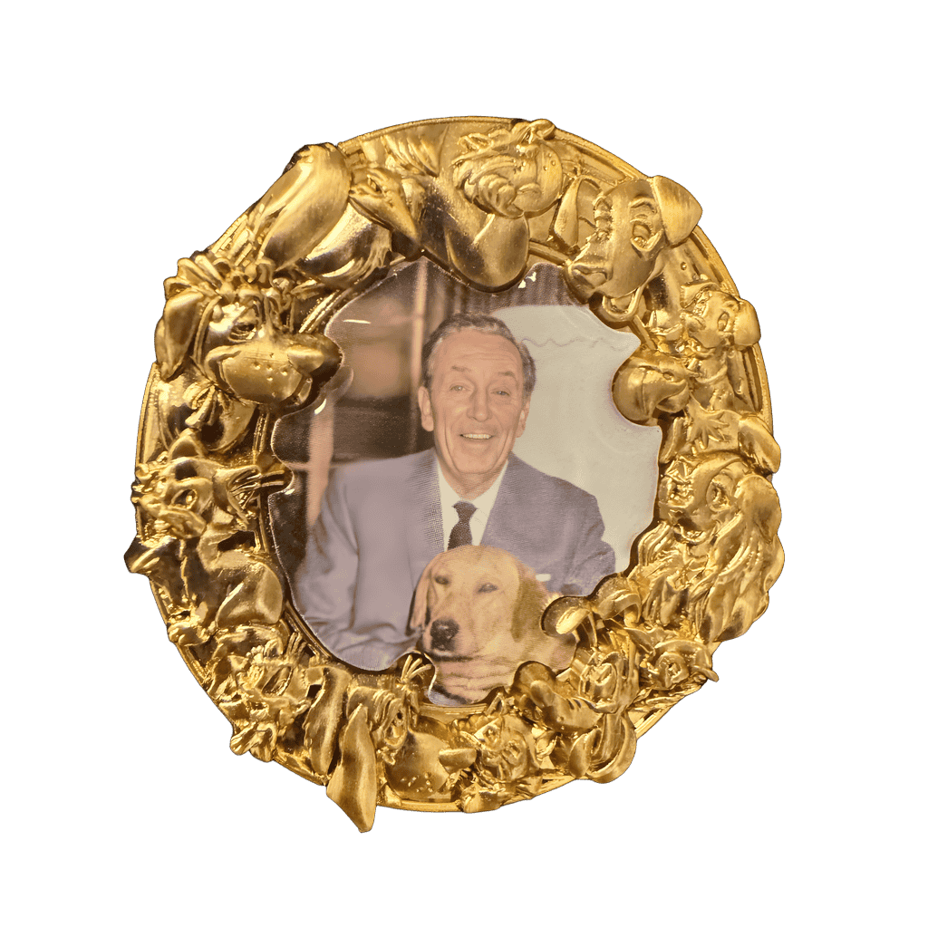 Walt Disney and his Dog Disney pin