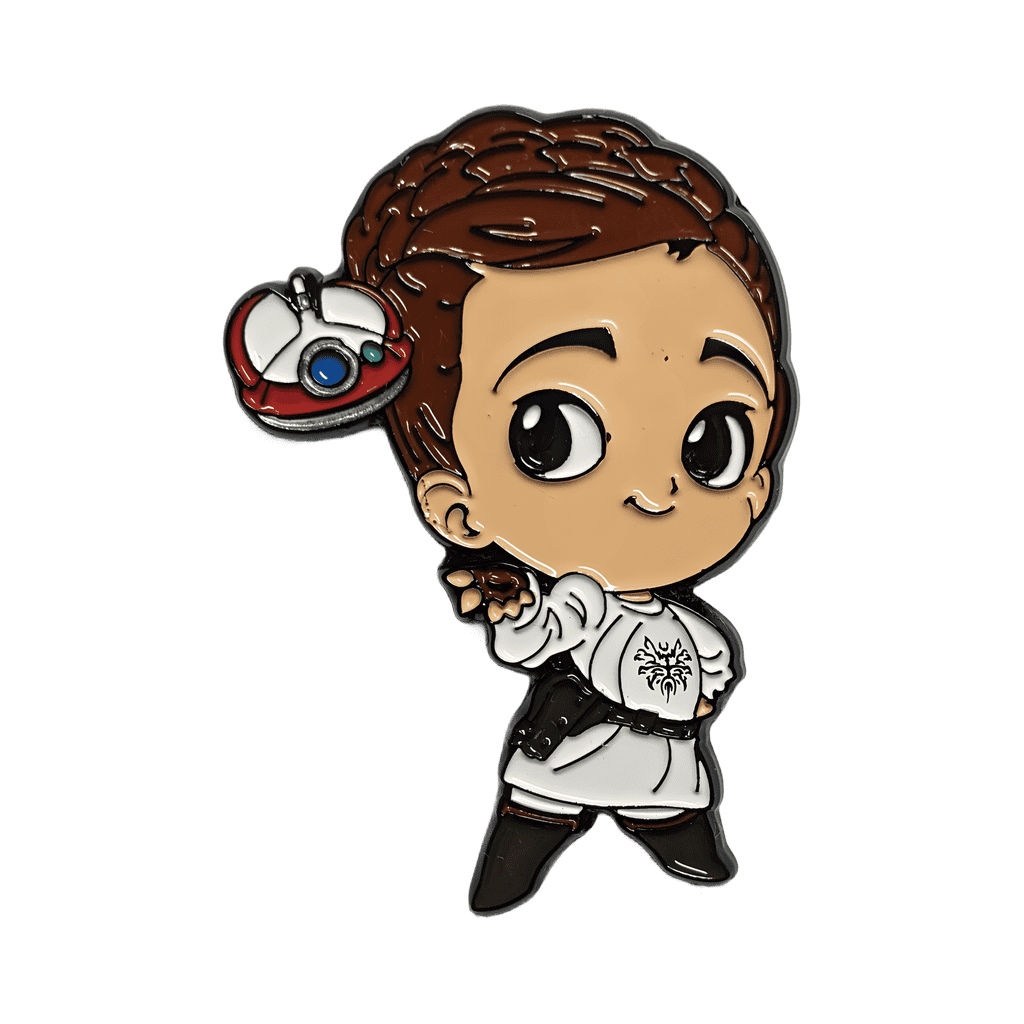 Little Leia and L0-LA59 Disney pin