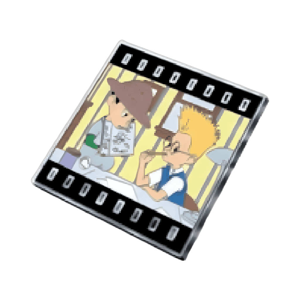 Villainous Friends and Family Film Strips Mystery Set - Wilbur and Goob Disney pin