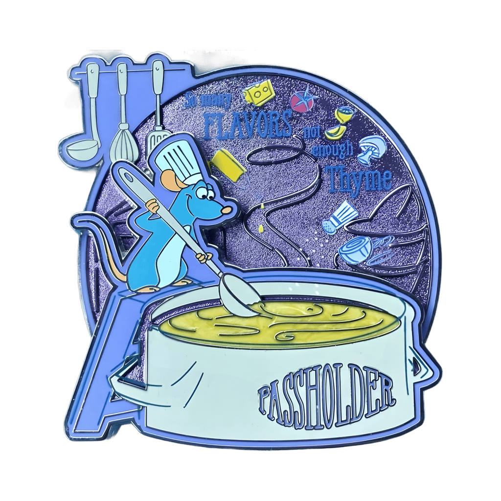 Remy Flavors Passholder Pin Disney pin